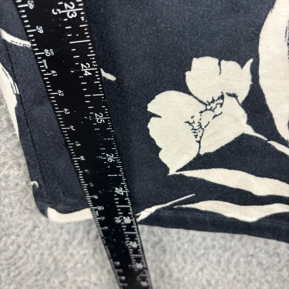 Vtg Ralph Lauren Pant Womens 18W Artsy Floral Asian Mid Rise Tapered Trouser 90s - Picture 10 of 12
